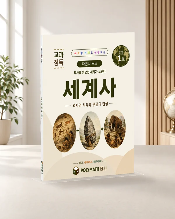 세계사 1호 교재 목업
